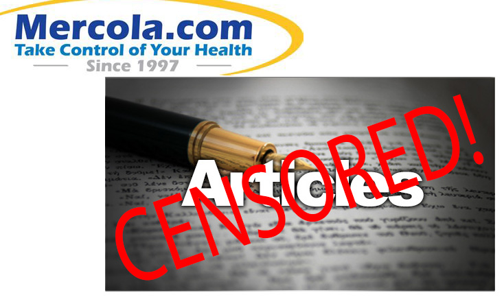 Dr. Mercola Removes ALL (Thousands) of Articles from His Website