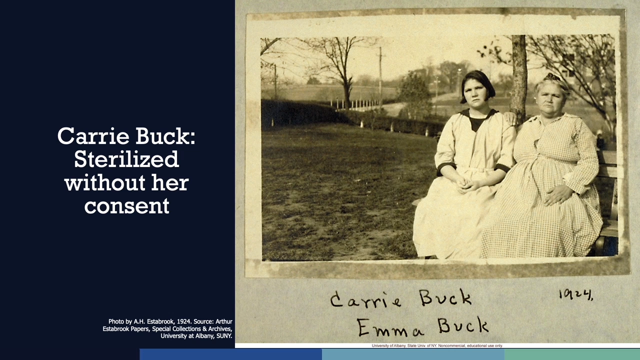 Genetics, History and the American Eugenics Movement