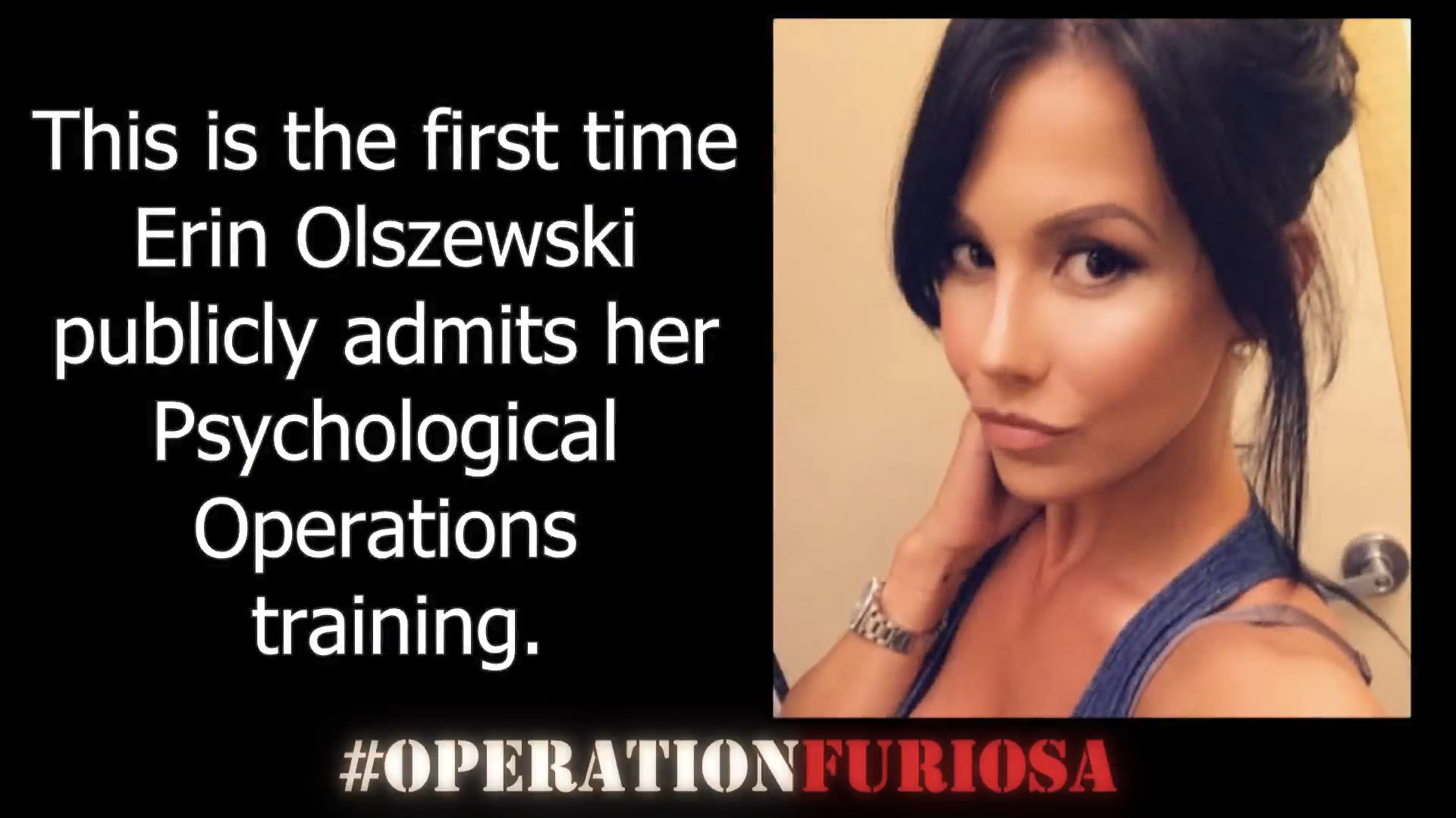 Erin Olszewski Received Psychological Operations Training