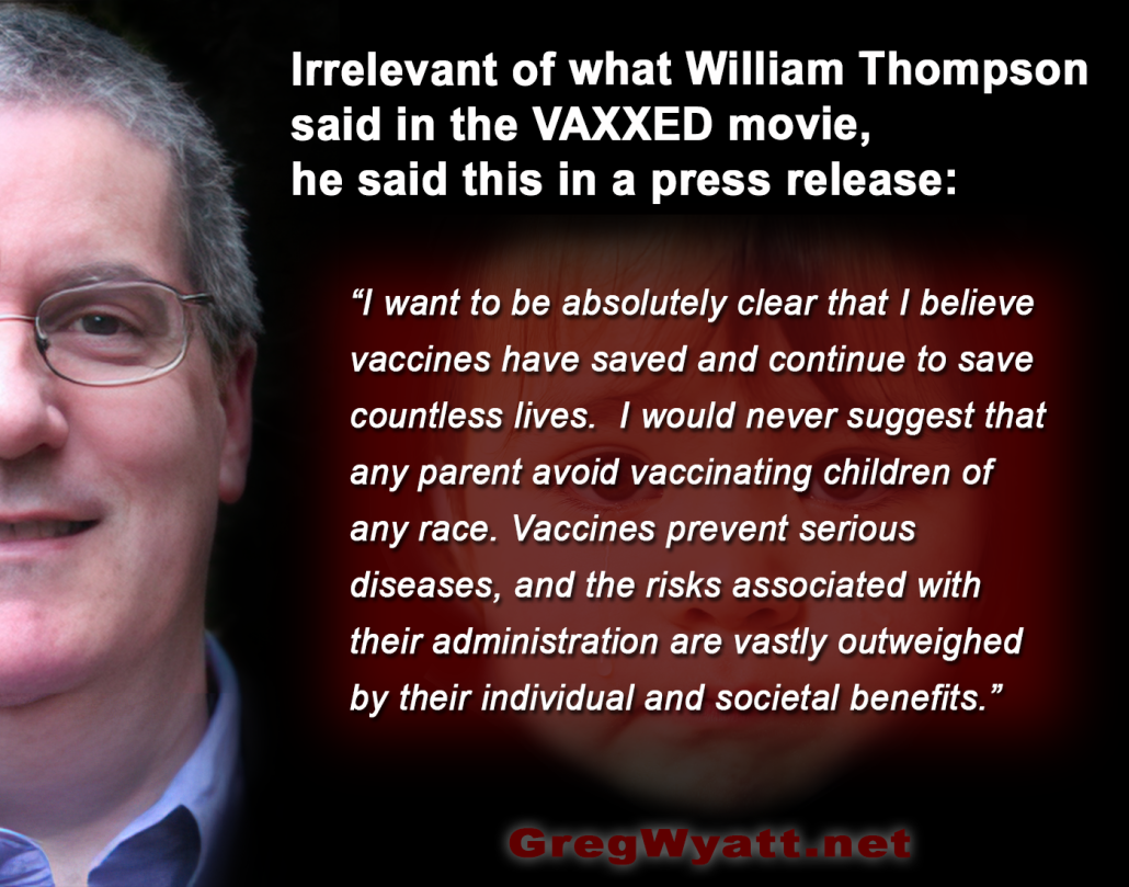 William Thompson vaxxed