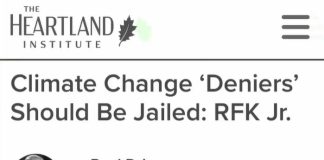 According to RFK Jr: “Climate Change Deniers Should be Jailed” (Video) climate-change-deniers