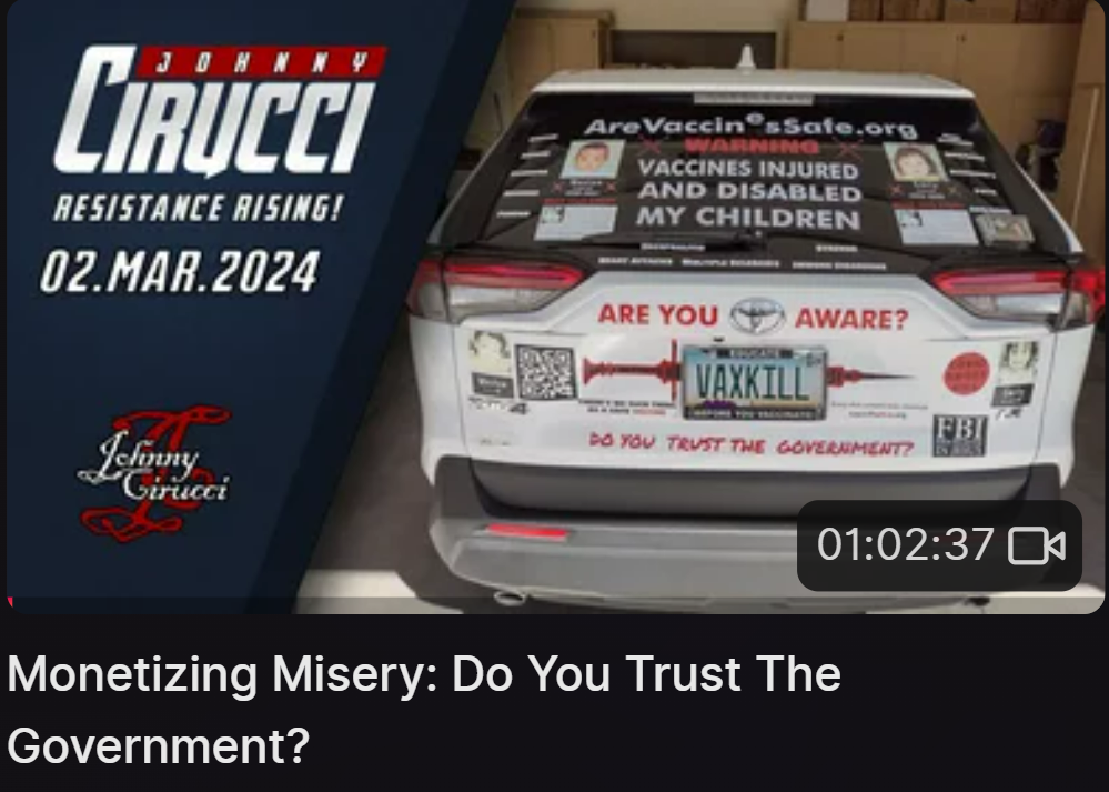 Monetizing Misery: Do You Trust The Government? Monetizing Misery - Do you Trust the Government?