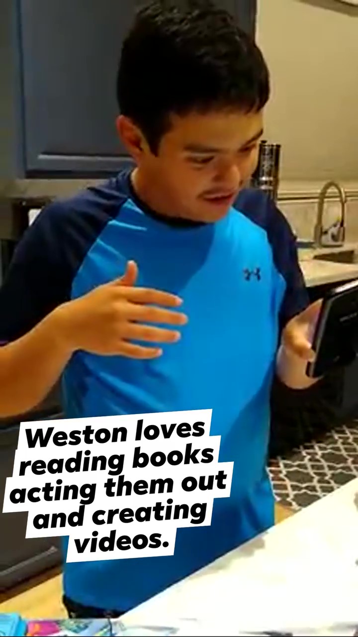 Weston Loves Reading Books Weston loves reading books