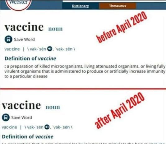 Did You Know the Definition of a Vaccine Was Modified in April 2020? vaccine-definition