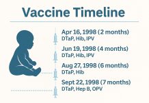 Vaccines Cause Autism, Not Tylenol vaccine-timeline