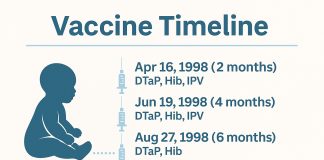 Vaccines Cause Autism, Not Tylenol vaccine-timeline