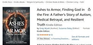 Ashes to Armor Reaches #1 — With Deep Gratitude Amazon Number 1 in Parenting: Emotions & Feelings