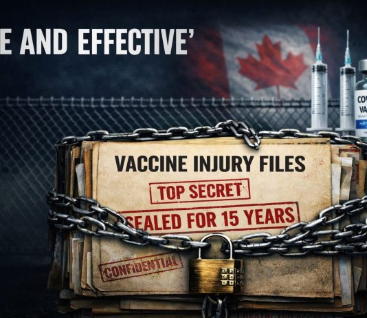 ‘Safe and Effective’—So Why is Health Canada Sealing Vaccine Injury Records for 15 Years? https://gregwyatt.com/safe-and-effective-so-why-is-health-canada-sealing-vaccine-injury-records-for-15-years/