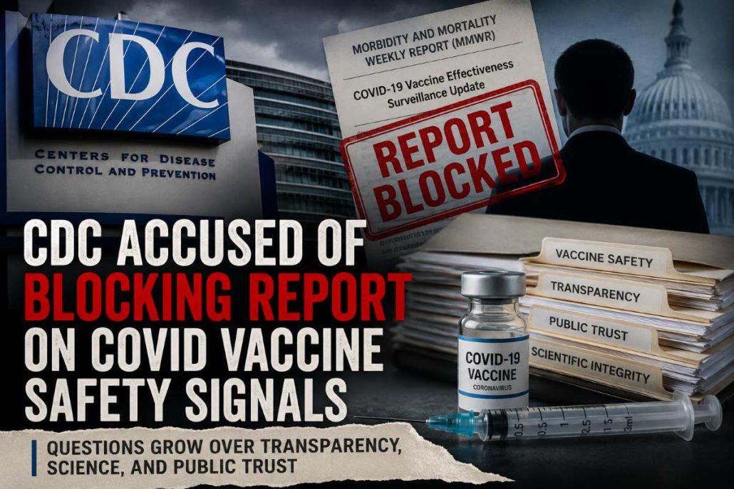 cdc accused of blocking report of covid vaccine