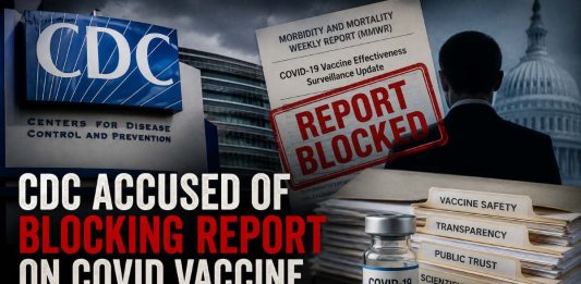 cdc accused of blocking report of covid vaccine