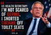 Why Would RFK Jr. Say This Unless He Knows Something About Germ Theory? toilet-seat-rfk jr