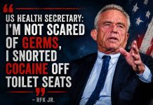 Why Would RFK Jr. Say This Unless He Knows Something About Germ Theory? toilet-seat-rfk jr